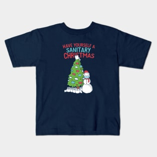 Have Yourself a Sanitary Christmas Kids T-Shirt